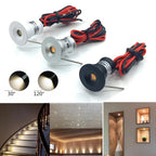 Mini 1W DC12V LED Recessed Spotlight IP65 D20mm 15mm Cutout 30° 120° Dimmable CE RoHS