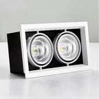 Dimmable COB LED Recessed Downlight 10W 20W 30W 24-Degree CRI 85+ 85-265V Commercial