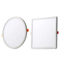 Ultra-Thin LED Recessed Panel Downlight 6W 8W 15W 20W Round Square Adjustable Cutout 110-220V