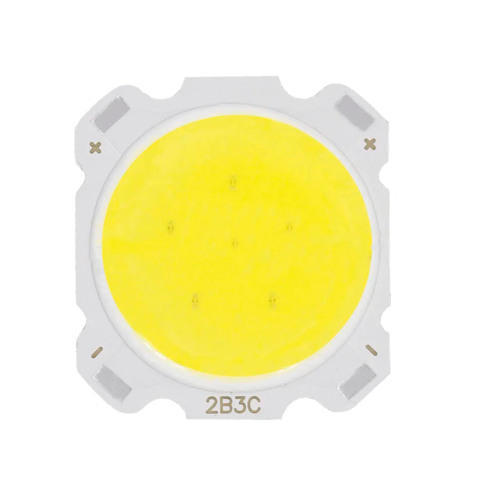 COB LED Chip Light Bead 3W 5W 7W 10W 12W 15W 28mm 85-100lm/W 10 Pack DIY