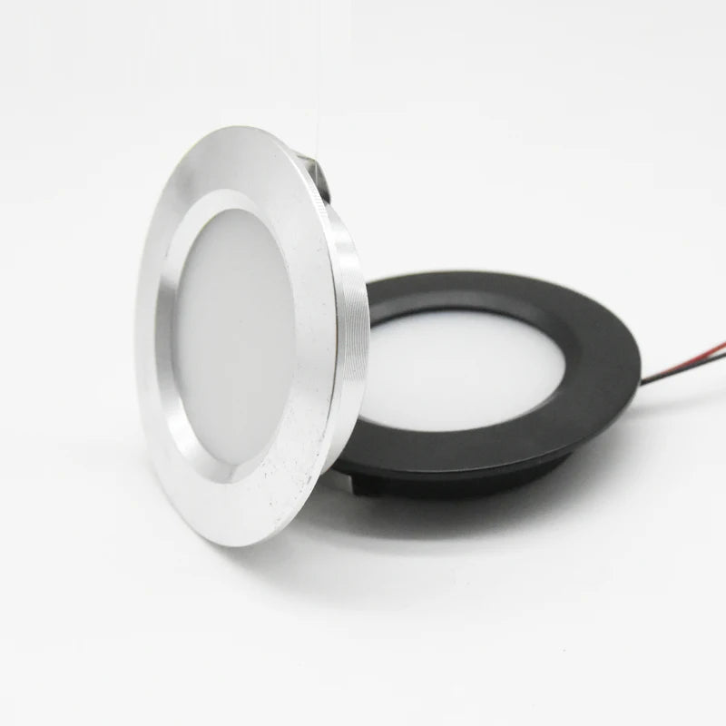 Ultra-Thin Mini DC12V 24V LED Recessed Spotlight 3W 5W PWM Dimmable D68mm IP52 SMD2835