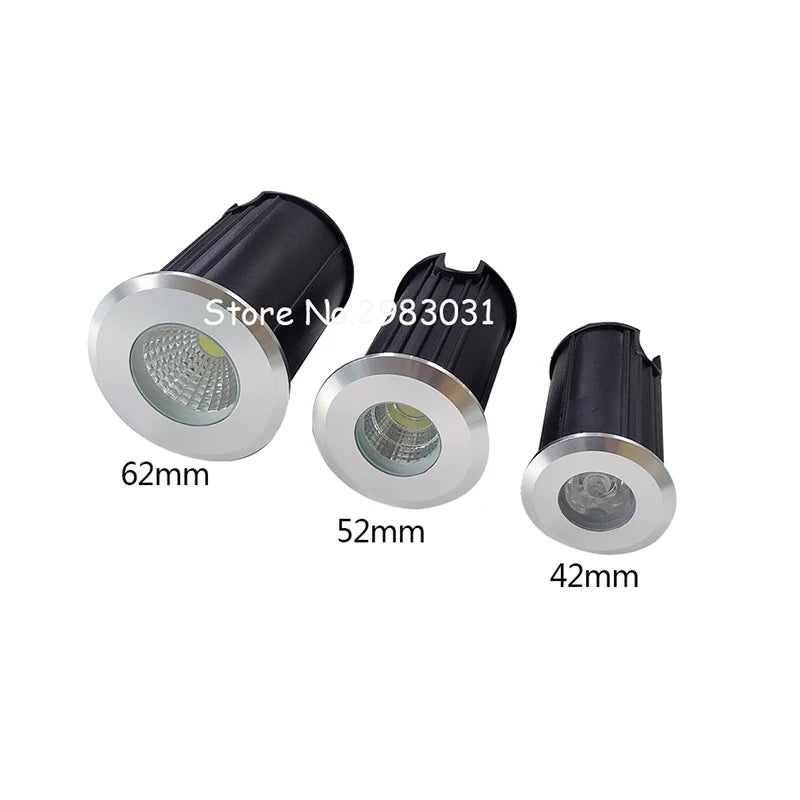 IP68 Waterproof LED Underground Light 1W 3W 5W Outdoor Buried Yard Lamp Landscape Path Floor Light
