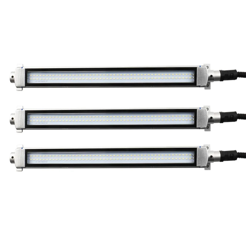 IP67 LED Machine Tool Work Light 6W 10W 12W 16W 20W 28W 30W Aviation Aluminum Tempered Glass 120 Degree 24-36V or 110-220V CNC Lathe Workshop