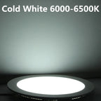 Ultra-Thin LED Recessed Panel Downlight 3W 4W 6W 9W 12W 15W 25W Dimmable 85-265V