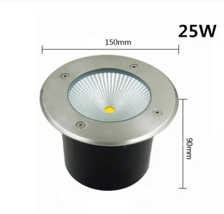 LED Underground Ground Light 5W 10W 15W 20W 30W IP67 Waterproof Stainless Steel 85-265V