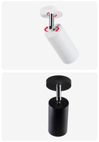 Dimmable COB LED Surface Spotlight 7W 10W 110lm/W Black White Gold AC 85-265V 100,000hr