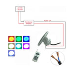 LED Pool Light 25W 30W 42W 50W 60W IP68 Resin-Filled 12V AC/DC RGB Warm Cool White 2-Inch