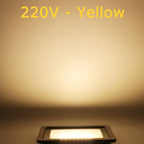 Ultra-Thin IP66 LED Flood Light 10W-100W SMD2835 CRI 80 120° AC 90-140V or 180-265V Aluminum