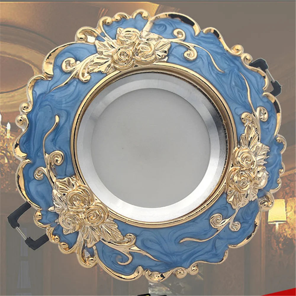 Art Deco Resin Aluminum LED Recessed Downlight 3W 5W 7W Downlight or Spotlight AC 110-220V Warm White Cool White Dining Room Hallway 6 to 9cm Cutout