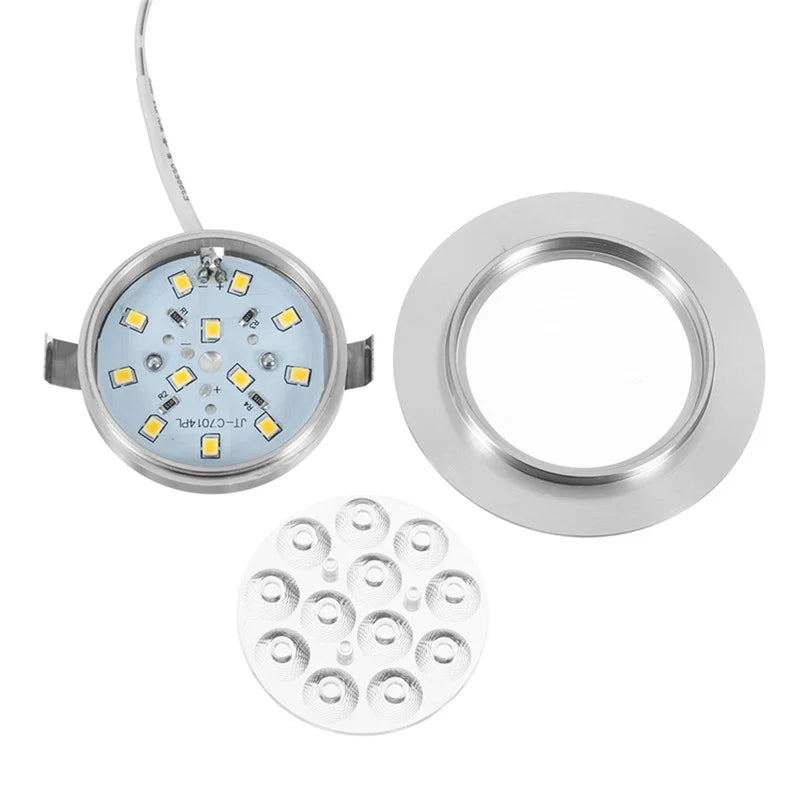 3W DC 12V LED Interior Spot Light 240lm IP44 30° Touch Dimmable 200cm Warm Cool White