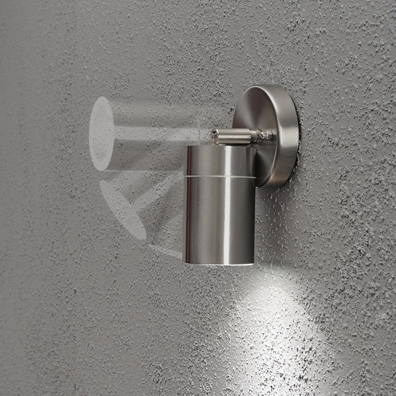 GU10 Stainless Steel Outdoor Wall Lamp 5W 10W Up Down IP55 Silver Black AC 85-265V 600lm