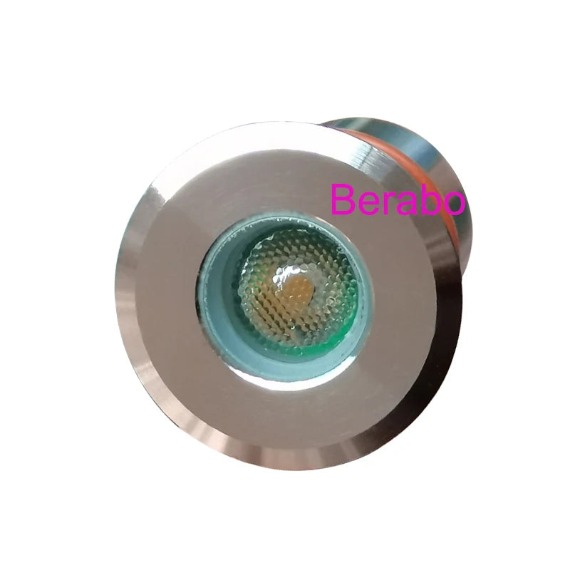 Mini LED Deck Light 0.5W 1W DC12V IP67 304 Stainless Steel Recessed Stair Garden 32mm