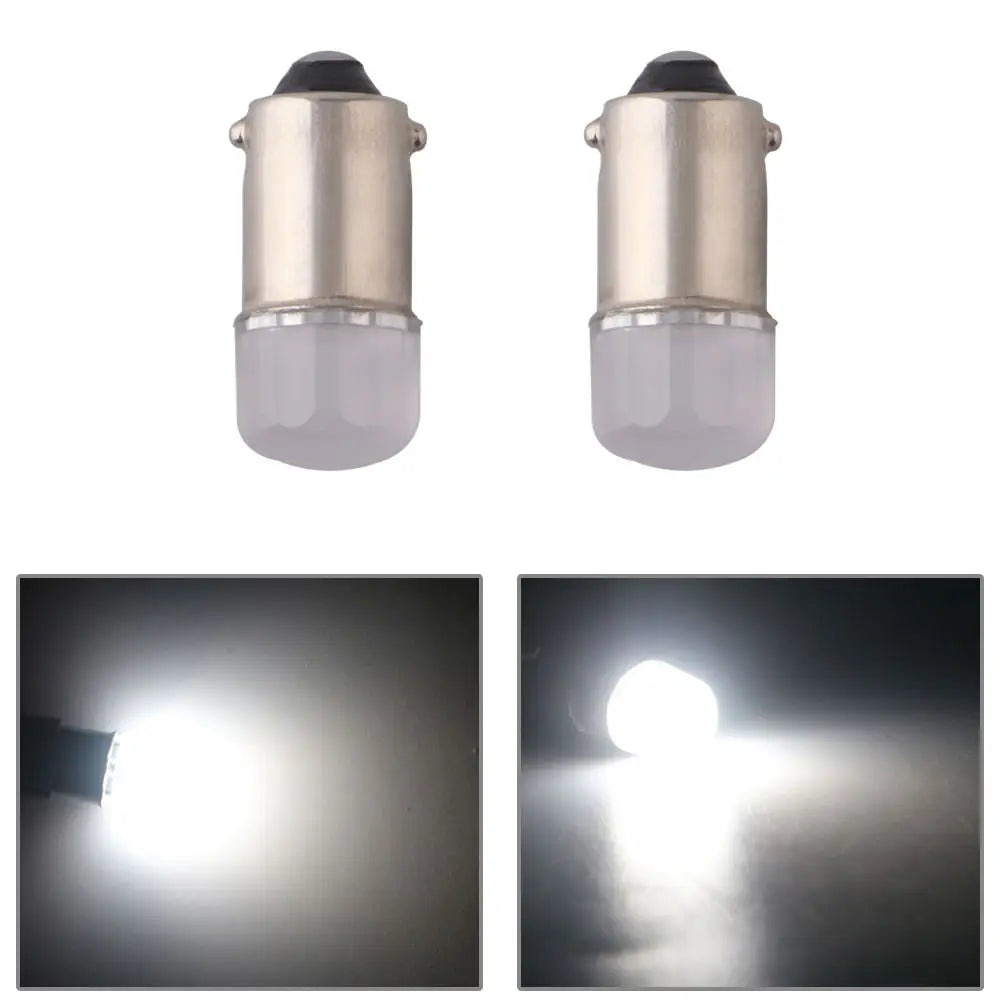 BA9S LED Bulb 0.18W 70lm DC 6V 6.3V SMD 5630 Cool White Plug and Play Flashlight Pinball Machine Toy Car Signal Lamp 50 Pack