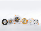 Dimmable COB LED Recessed Downlight 3W 5W 7W 9W 12W 15W 18W CRI 86+ PF 0.95 85-265V