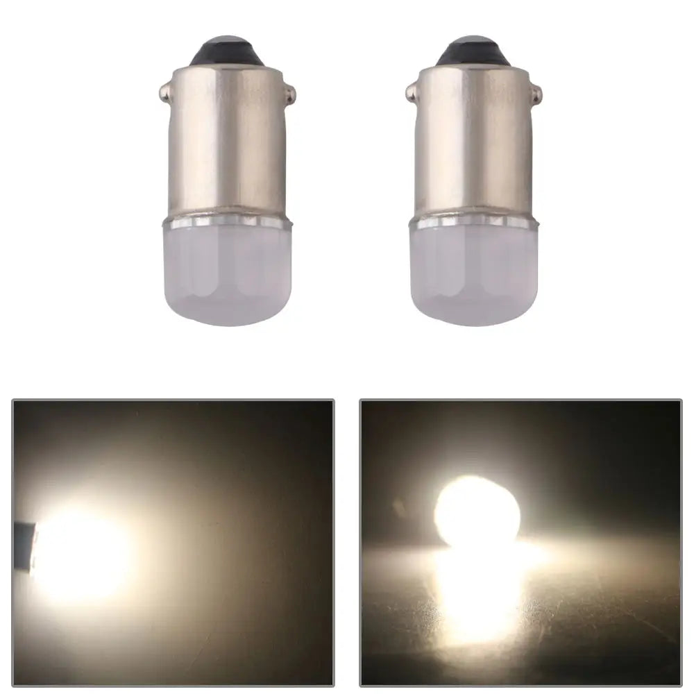 BA9S LED Bulb 0.18W 70lm DC 6V 6.3V SMD 5630 Cool White Plug and Play Flashlight Pinball Machine Toy Car Signal Lamp 50 Pack