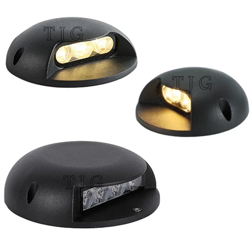 IP68 LED Underground Buried Light 2W 3W 4W 6W 8W 100° 100lm/W AC 85-265V DC 12V Garden Path