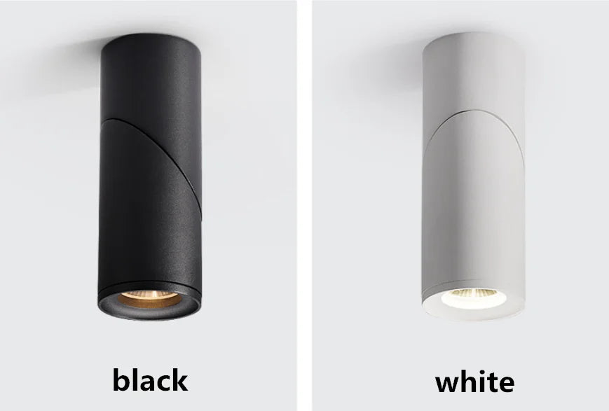 Dimmable Rotating COB LED Ceiling Spotlight 7W 9W 12W 15W CRI 95+ 24° 120lm/W AC 85-265V