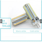 10-Pack G4 SMD3014 LED Corn Bulb 2W-15W 360° Warm Cool White DC 12V AC 12V or 220V