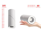 Dimmable Rotating COB LED Ceiling Spotlight 7W 9W 12W 15W CRI 95+ 24° 120lm/W AC 85-265V