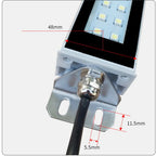 LED Flood Light IP67 Black Shell AC 110-220V DC 24-36V Outdoor Wall Garden Spotlight