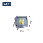 LED Flood Light 100W 200W 600W IP66 AC 110-240V Outdoor Wall Spotlight Aluminum