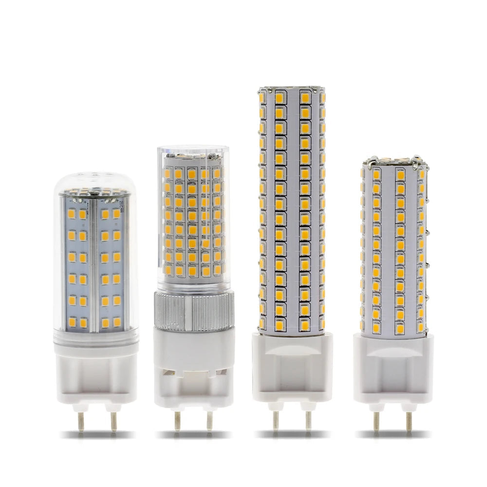 G12 LED Corn Bulb 10W 12W 15W SMD 2835 Epistar 360 Degree AC 85-265V Warm White Neutral White Cool White Clear or No Cover