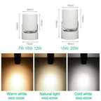 Surface Mounted COB LED Ceiling Spotlight 7W 10W 12W 15W 20W 360 Degree Rotatable Foldable Aluminum AC 85-265V