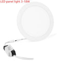 Ultra-Thin LED Recessed Panel Downlight 3W 6W 9W 12W 15W 18W SMD2835 Round AC 85-265V