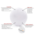 LED Surface Mounted Ceiling Light 9W 13W 18W 24W 36W SMD 2835 CRI 80 120 Degree AC 85-265V Round PC ABS Warm White Cool White Indoor