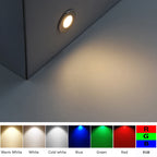 IP67 Mini LED Underground Ground Light 1W DC 12V 95lm 120 Degree CRI 80 36cm Cable Dimmable Aluminum Warm White Natural White Cool White Red Green Blue RGB