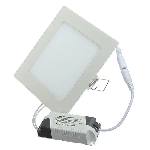 Ultra-Thin LED Recessed Panel Downlight 3W 4W 6W 9W 12W 15W 25W Round 85-265V