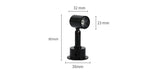 Mini LED Surface Mounted Spotlight 1W 3W AC 85-265V or DC 12V 24V Black Silver Nickel Cabinet Counter Showcase 3 Mount Styles 6 Color Options