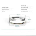 Crystal LED Recessed Downlight 5W 7W CRI 80 Aluminum Acrylic D105 x H25mm 70-90mm Cutout AC 90-260V Warm White Cool White Tricolor Silver White Gold