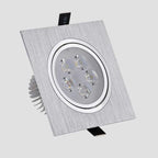 Dimmable Square LED Recessed Downlight 3W 5W 7W 9W 12W 45° No UV AC 85-265V 100,000hr