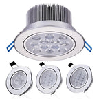 COB LED Recessed Downlight 3W 6W 10W 14W 18W Aluminum 45 Degree Dimmable AC 85-265V Warm White Cool White Foyer Living Room Bedroom