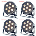 12x RGBWAUV 6-in-1 LED PAR Stage Light 18W DMX 6/10CH 45° AC 90-240V US Plug DJ Party
