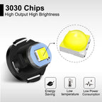 T3 T4.2 T4.7 LED Dashboard Bulb SMD3030 1W 100lm Canbus DC 12V 6 Colors 10-Pack