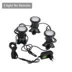 RGB LED Underwater Light 36 LEDs 4.8W IP68 7cm Suction Cup AC 100-240V Aquarium Pool Pond