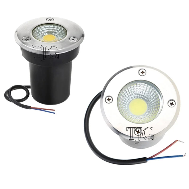 IP68 COB LED Underground Light 3W 5W 10W 15W 120° 100lm/W AC 85-265V DC 12V Garden Path