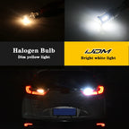 iJDM BA9S BAX9S BAY9S H21W LED Bulb 15-SMD1020 650lm 3.6W Canbus 12-32V 2-Pack