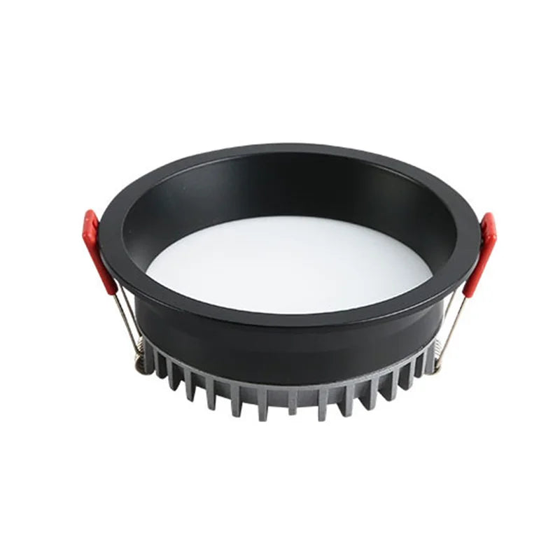 Dimmable Anti-Glare COB LED Recessed Downlight 7W 9W 12W 15W 18W 24W CRI >92