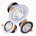 Dimmable COB LED Recessed Downlight 3W 5W 7W 9W 12W 15W 18W CRI 86+ PF 0.95 85-265V