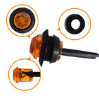 LED Side Marker Light 3-LED 1W 300lm DC 10-30V 12V 24V 5 Colors 10-Pack Truck Trailer