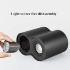 Double GU10 COB Epistar LED Surface Downlight 20W 24W CRI 85+ 25° Dimmable AC 85-265V Black
