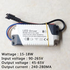 Constant Current LED Driver 240-300mA 3W-50W SM Plug AC 90-265V Short Circuit Protection