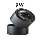 Foldable 360° Rotatable Dimmable COB LED Surface Downlight 7W-16W Double-Head to 32W Black