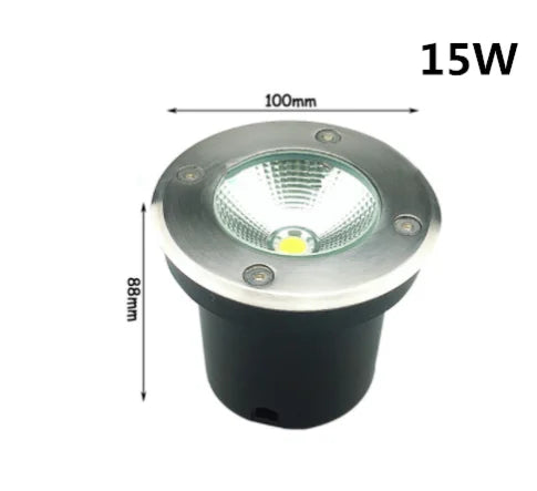 LED Underground Ground Light 5W 10W 15W 20W 30W IP67 Waterproof Stainless Steel 85-265V