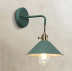 Nordic Macaron E26 E27 Wall Lamp Iron 5 Colors Downward Light AC 85-265V Bedroom Living Room