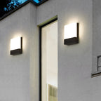 IP65 LED Outdoor Wall Lamp 18W Aluminum Baked Finish Motion Sensor CRI 85 120 to 130 lm/W AC 85-265V Warm White Cool White Balcony Garden