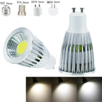 DC 12V 24V Dimmable LED Spotlight Bulb GU10 MR16 E27 6W 9W 12W Epistar 60 Degree 10 Pack